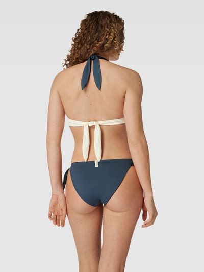 Mymarini Bikini Oberteil Mit Label Detail Blau Online Kaufen