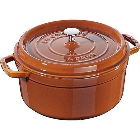 STAUB Gusseisen Bräter Cocotte Rund 26 cm 5 L Zimt Amazon de