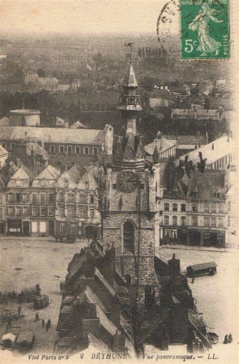 B Thune Beffroi En Vue A Rienne Carte Postale Ancienne Et Vue D