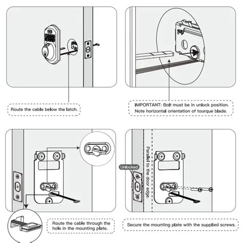 Teeho Te002k Smart Lock Instruction Manual