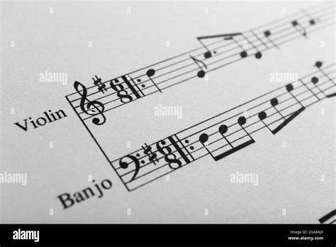 Music sheet background Stock Photo - Alamy