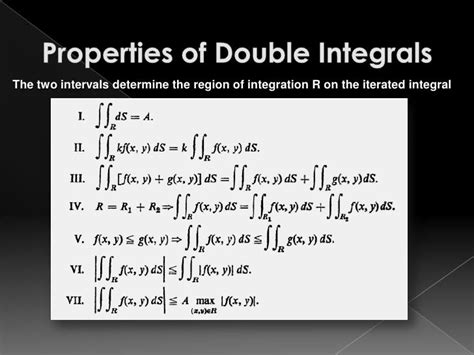 Double Integral Powerpoint