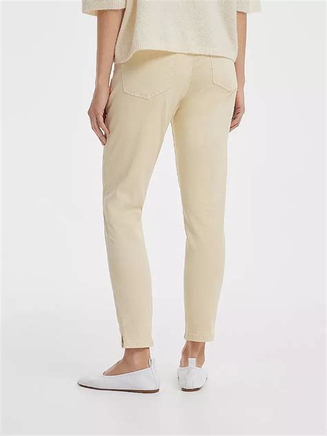 Opus Jeans Slim Fit Elma Detail Creme