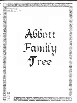 Abbott family tree - Geneanet