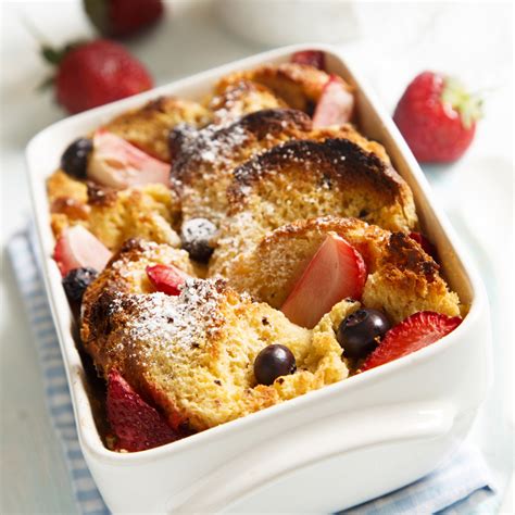 Breakfast Fruit Bread Pudding Barkman Honey