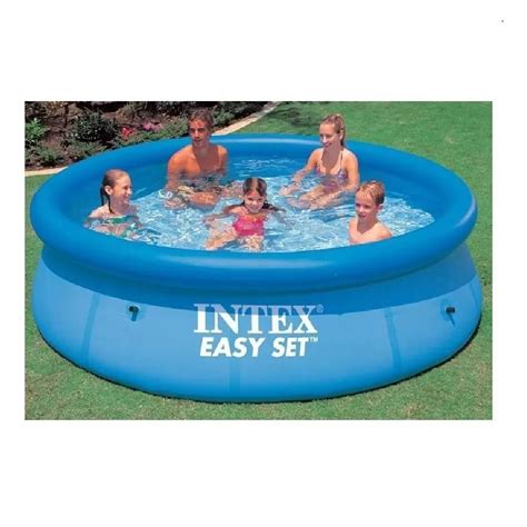 PISCINA INFLÁVEL 3853 LITROS EASY SET INTEX FILTRO 220V MadeiraMadeira