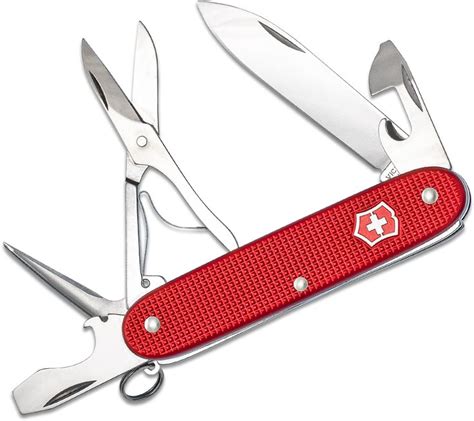 Victorinox Swiss Army Pioneer X Multi Tool 37 Inch Red Alox Aluminum Handles Knifecenter