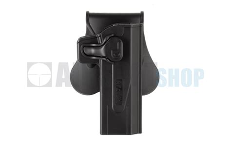 Amomax Paddle Holster For We Kjw Tm Hi Capa Black Airsoftshop