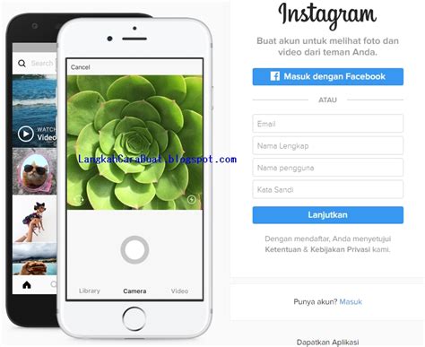 Langkah Cara Mendaftar Akun Instagram Di Pc Bahasa Indonesia