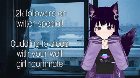 Rp Asmr F4a Cuddling To Sleep With Your Wolf Girl Roommate On A