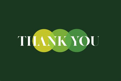 Thank You Green Customizable Thank You Card Template Shutterstock