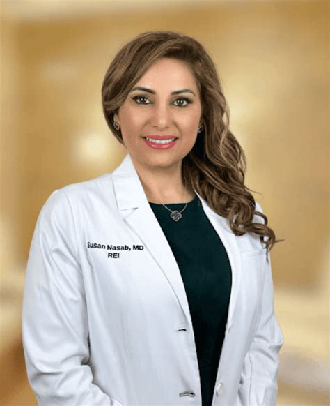 Susan Nasab Md Facog A Reproductive Endocrinologist And Infertility Specialist With