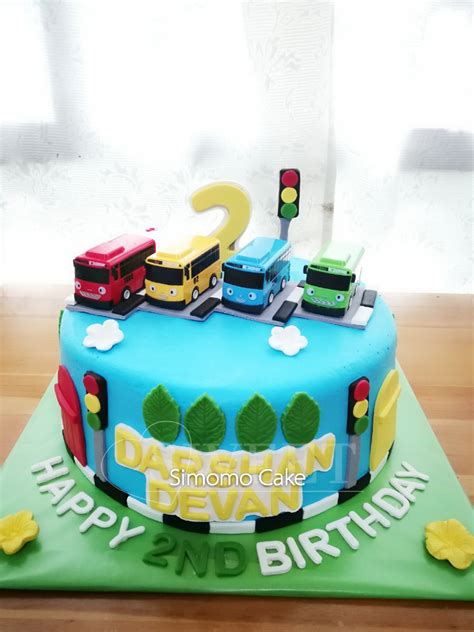 Tayo The Little Bus Cake Design