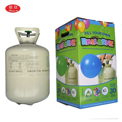 Hengan Gas Portable 13 6L Helium Tank Filled 99 9 Purity Helium Gas