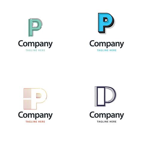 Letter P Big Logo Pack Design Creative Modern Logos Design For Your