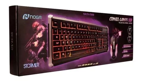 Combo Teclado Mouse Gamer Led Retroiluminado Nkb