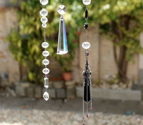 Suncatcher Protective Black Tourmaline Crystals Magic Healing