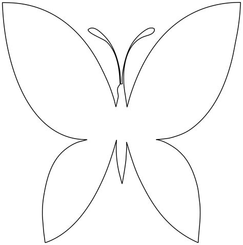 Shape Of Butterfly Free Printable Papercraft Templates