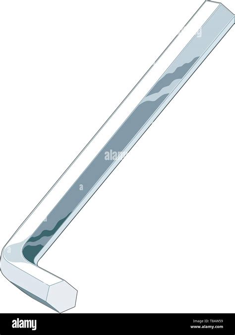 Allen Hex Wrench Vector Illustration Stock Vector Image Art Alamy