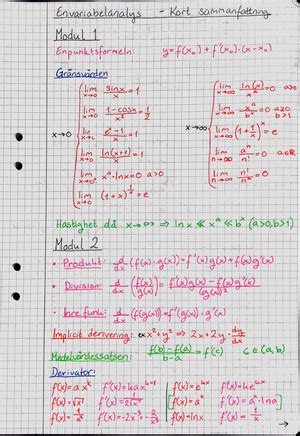 Modul 6 Uppgifter Till Tenta Institutionen F Or Matematik SF