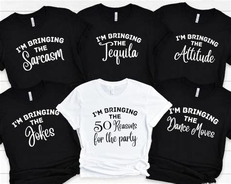 Custom Birthday Group Party Shirts 50th Birthday Shirt Funny Birthday