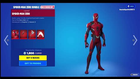 Fortnite Spider Man Zero Bundle Review Youtube