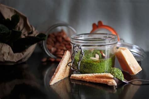 Pesto Dhiver Pinards Amandes Culinaire Miam Epinard