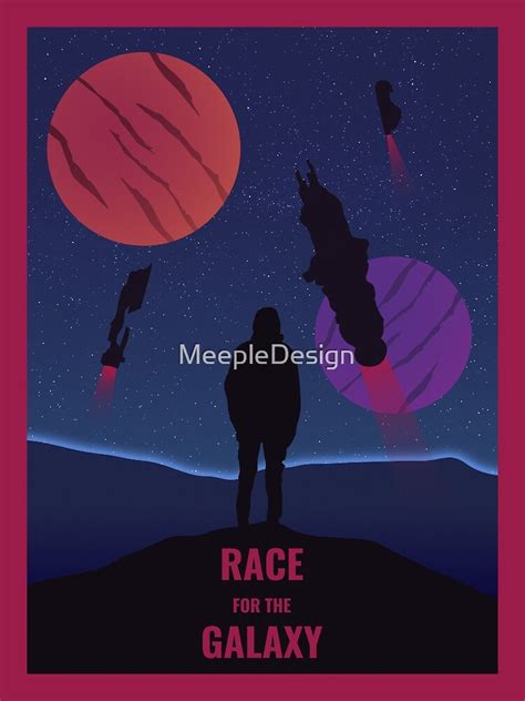 "Race of the Galaxy - Board Games - Minimalist Travel Poster Style ...