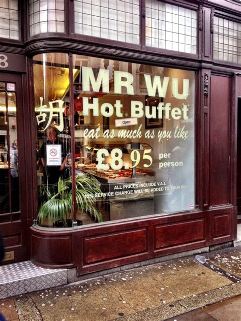 Mr Wu Chinatown London Greater London Chinese Buffet Restaurant