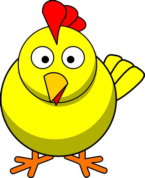 Chicken Baby Yellow Cartoon PNG | Picpng