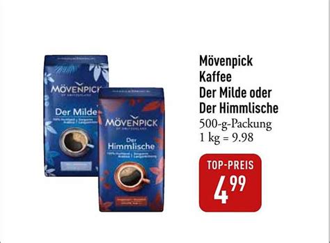 Mövenpick Kaffee Der Milde Oder Der Himmlische Angebot bei DINEA ...