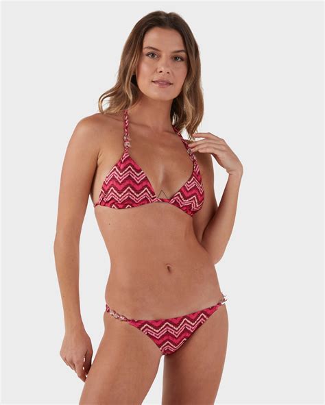 Riachuelo Calcinha Biqu Ni String Chevron Rosa