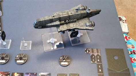 Star Wars X Wing Miniatures Game Part 41 Imperial Assault Carrier Expansion Contents Youtube