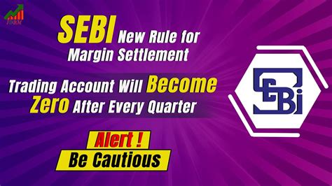 Sebi New Rule Alert Sebi New Margin Settlement Rule Important