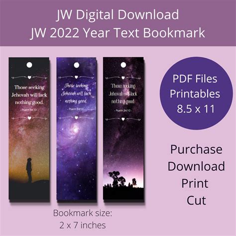 Jw Year Text Bookmark Psalm Jw Year Text Bookmark Jw