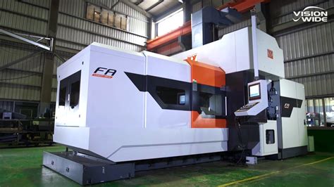 New Vision Wide Fa Series 5 Axis Double Column Machining Centre Youtube