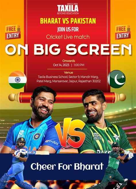 India Vs Pakistan Live Cricket Match Streaming Taxila Business School