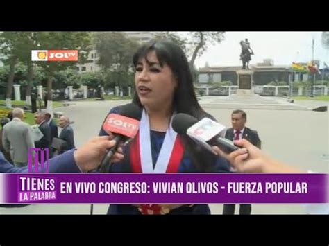 Congresista Vivian Olivos Sobre Gasto Excesivo En Minsa Es Una