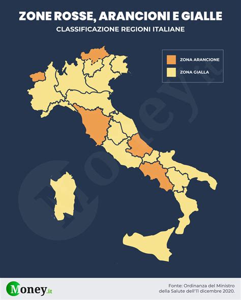 Regioni Zona Arancione E Gialla Dal Dicembre Nuova Mappa E Misure