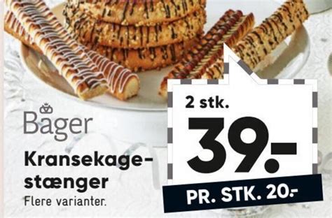 Bager Kransekage stænger tilbud hos Bilka