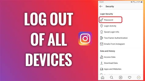 How To Log Out Of All Devices On Instagram Youtube