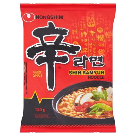 Nong Shim Instant Shin Ramyun Noodle Soup 120g Tesco Groceries