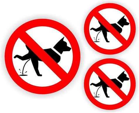 Honden Verboden Te Plassen Sticker Set Bol