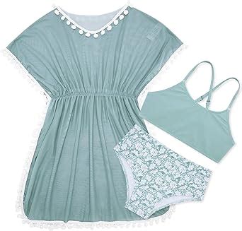 Amazon Goodstoworld Y Girls Piece Cover Up Swimsuit Hawaiian Bikini Bathing Suit With