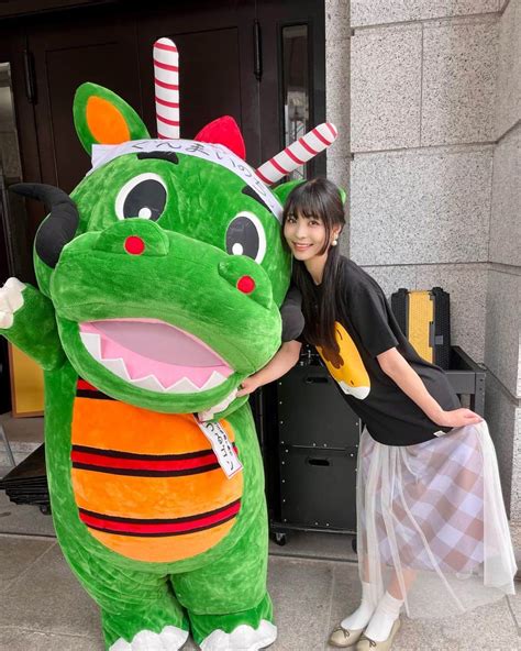 寺嶋由芙さんのインスタグラム写真 寺嶋由芙instagram「【埼玉県鶴ヶ島市 つるゴン】 ・ もし学生時代に戻れるのなら、つるゴンと