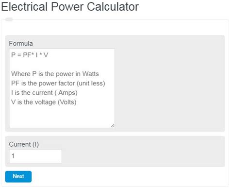 Electrical Power Calculator - Calculator Academy