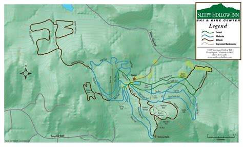 Sleepy Hollow Sports Park Trail Map • Piste Map • Panoramic Mountain Map