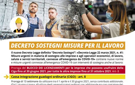 DECRETO SOSTEGNI MISURE PER IL LAVORO Federazione Italiana Metalmeccanici