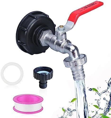 Robinet cuve 1000l ZIOYA Adaptateur de Réservoir IBC Connecteur à