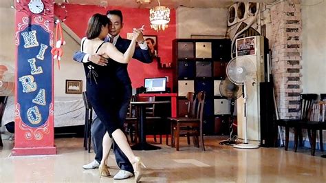 [탱고 레슨] Tango Lesson Boleo Con Quebrada Y Sacada 비엔y라우 Youtube